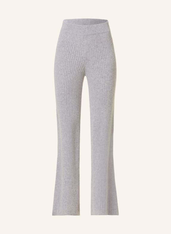 (THE MERCER) N.Y. Strickhose aus Cashmere HELLGRAU