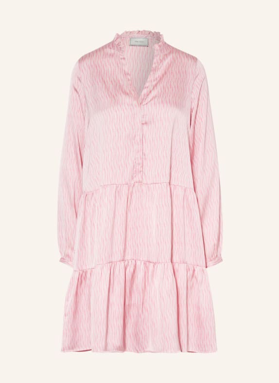 NEO NOIR Dress FEDERICA with ruffles PINK/ PINK/ WHITE