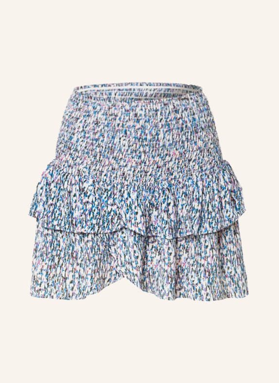 NEO NOIR Skirt CARIN with frills BLUE/ WHITE/ FUCHSIA