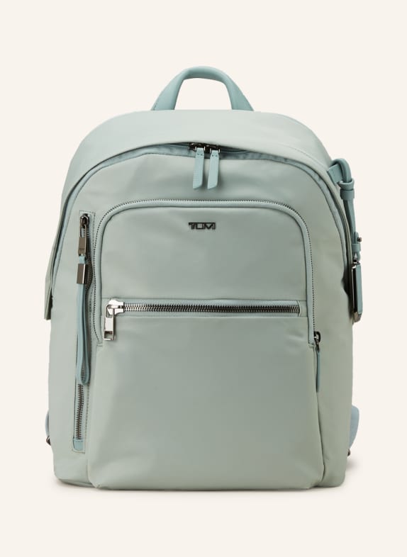 TUMI VOYAGEUR backpack HALSEY with laptop compartment LIGHT GREEN