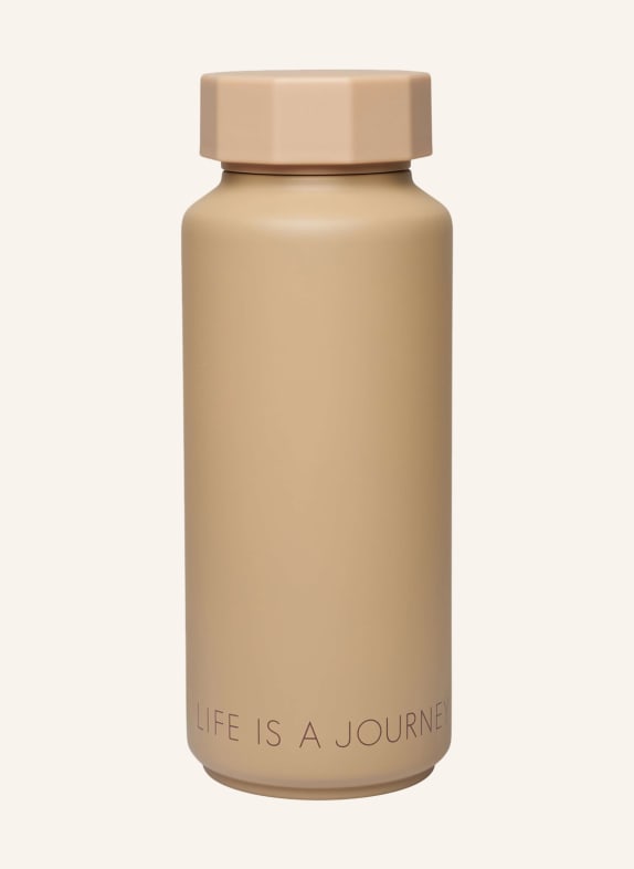 DESIGN LETTERS Insulated bottle GRNBLIFEIS BEIGE