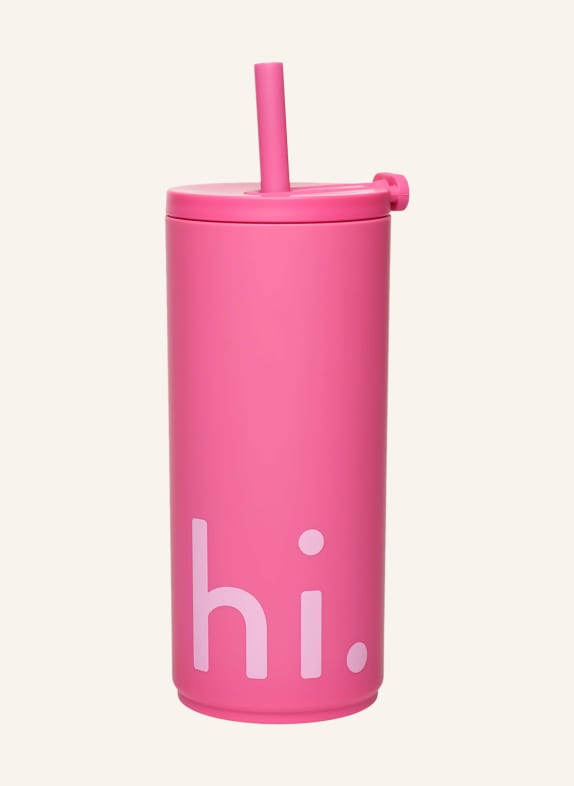 DESIGN LETTERS To-Go-Becher PINK