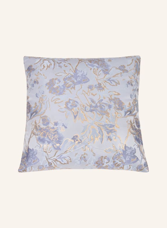 DAGNY Decorative cushion cover with glitter thread LIGHT BLUE/ BLUE/ SILVER