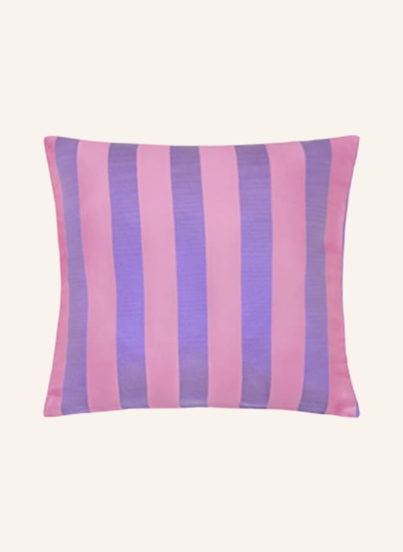 DAGNY Decorative cushion cover with glitter thread PINK/ BLUE