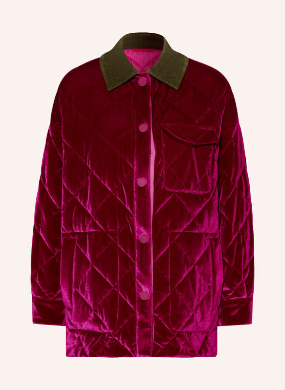 MAX & Co. Quilted jacket LORIANA reversible FUCHSIA
