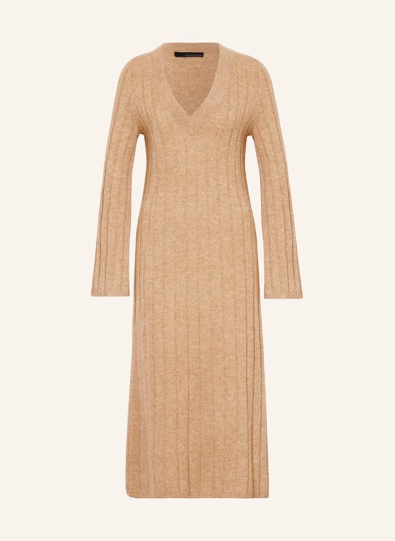 360CASHMERE Strickkleid JAZMYN aus Cashmere CAMEL