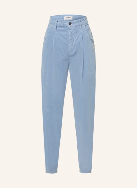 GANG 7/8 trousers SILVIA in corduroy LIGHT BLUE