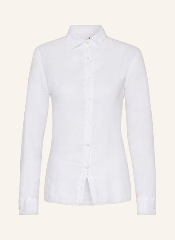 Juvia Hemdbluse GINGER aus Leinen WEISS