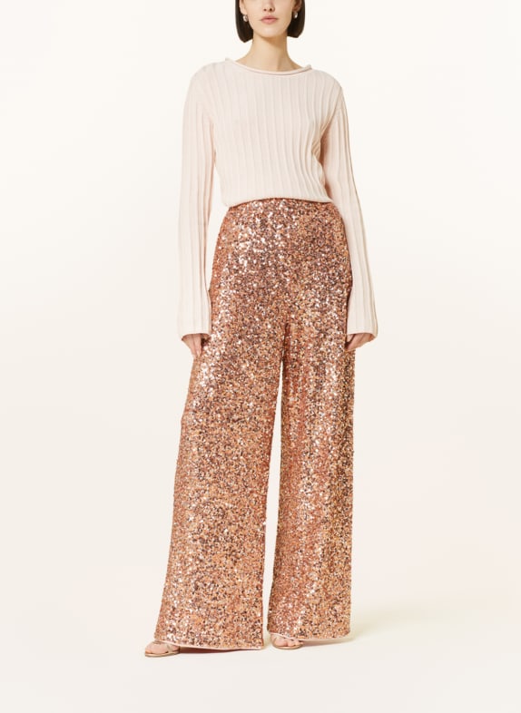 ESSENTIEL ANTWERP Wide leg trousers ENTRY with sequins