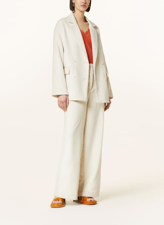 ESSENTIEL ANTWERP Wide leg trousers ENVY made of corduroy