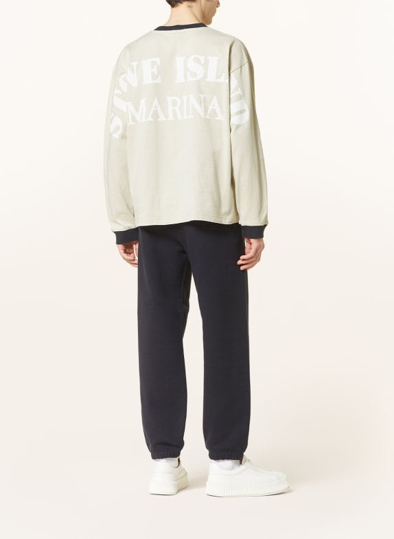 STONE ISLAND Oversized tričko s dlouhým rukávem