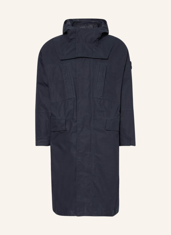 STONE ISLAND 3-in-1-down coat with detachable hood DARK BLUE