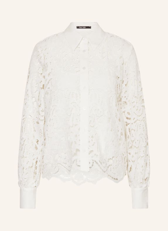MARC AUREL Lace shirt blouse WHITE