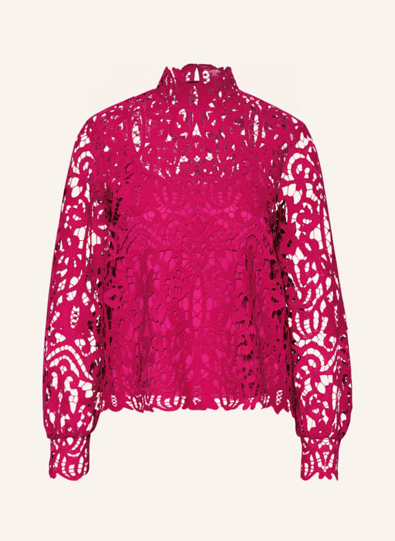 MARC AUREL Blusenshirt aus Lochspitze PINK