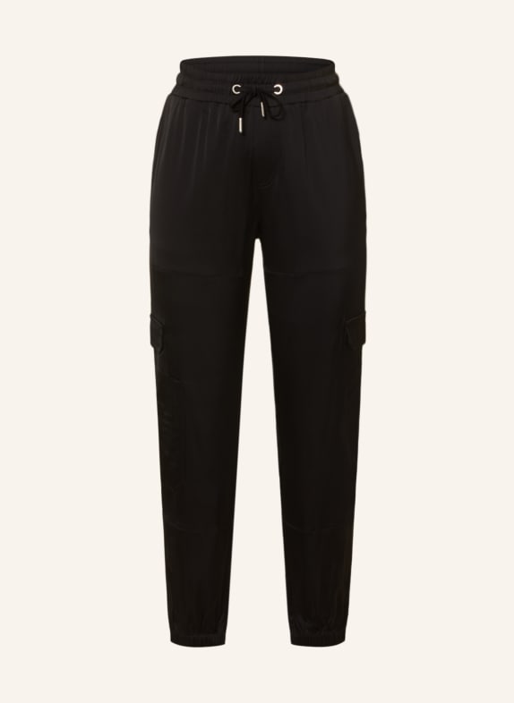 monari Satin pants in jogger style