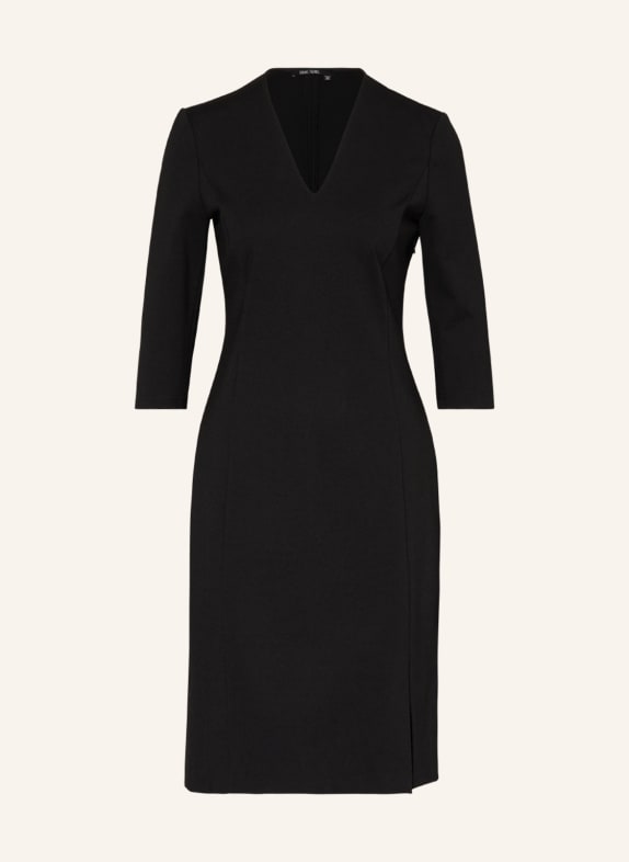 MARC AUREL Sheath dress with 3/4 sleeves BLACK