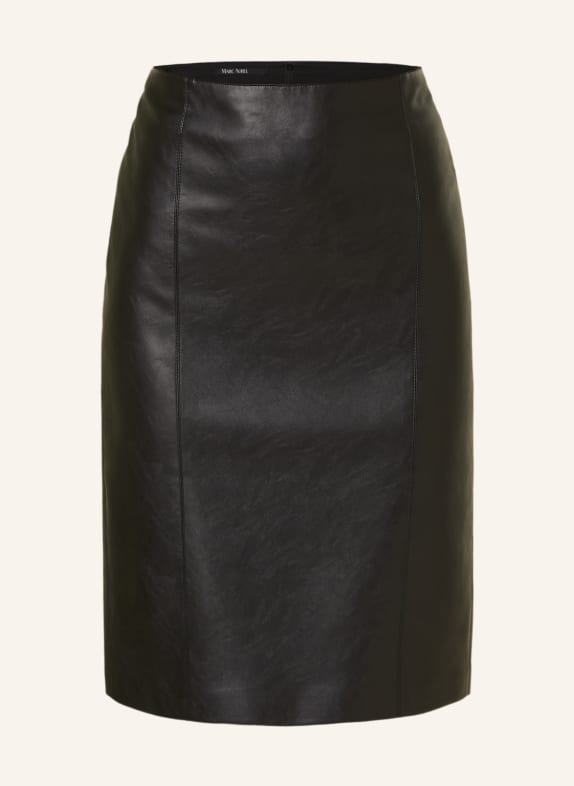 MARC AUREL Skirt in leather look BLACK