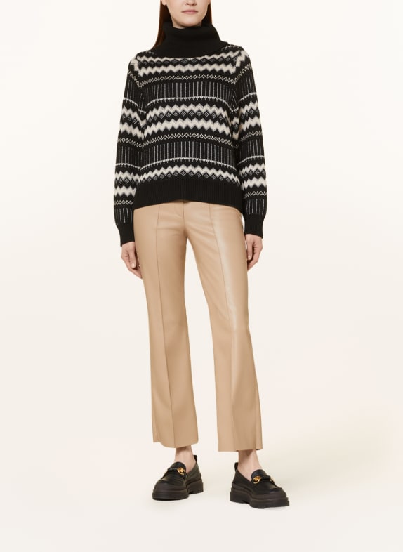MARC AUREL Rollkragenpullover mit Glanzgarn