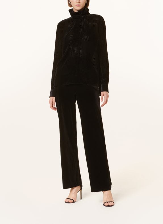 EMPORIO ARMANI Marlenehose aus Samt