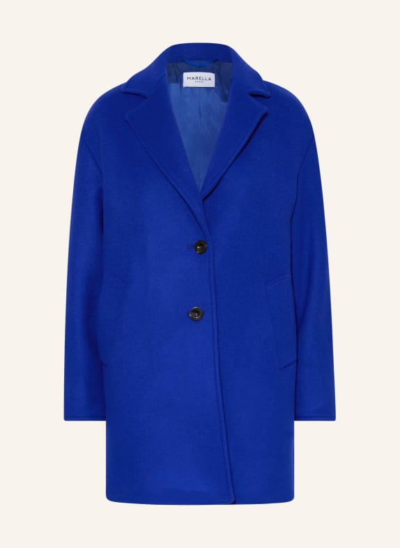 MARELLA Wool coat TEQUILA BLUE