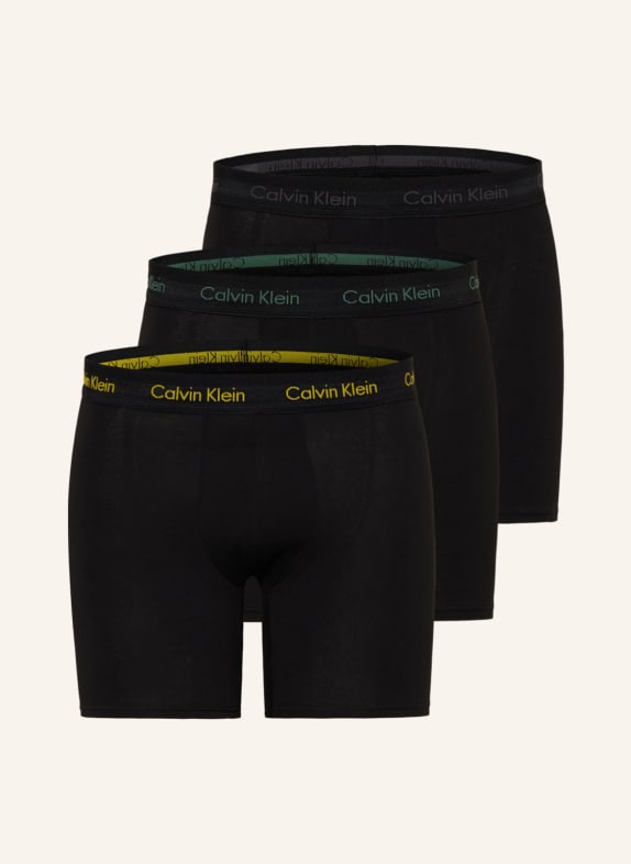 Calvin Klein 3er-Pack Boxershorts COTTON STRETCH SCHWARZ