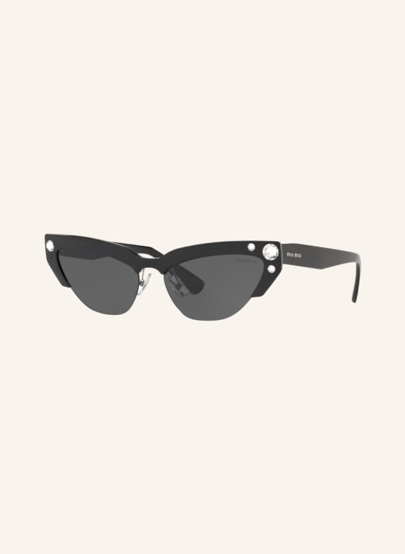 MIU MIU Sonnenbrille MU 04US 1251A1 - SCHWARZ/ GRAU