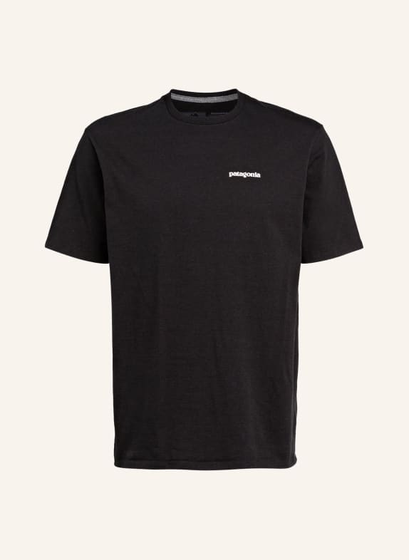 patagonia T-shirt P-6 BLACK