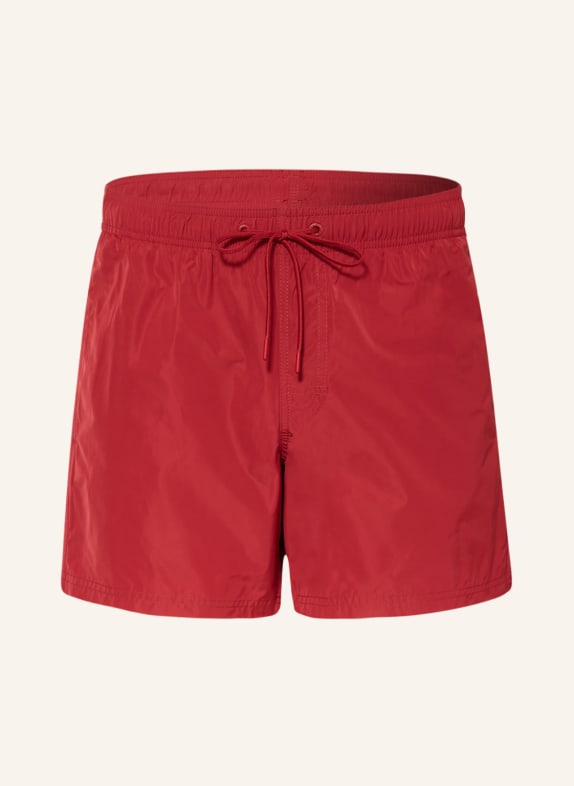 SUNDEK Swim shorts DARK RED
