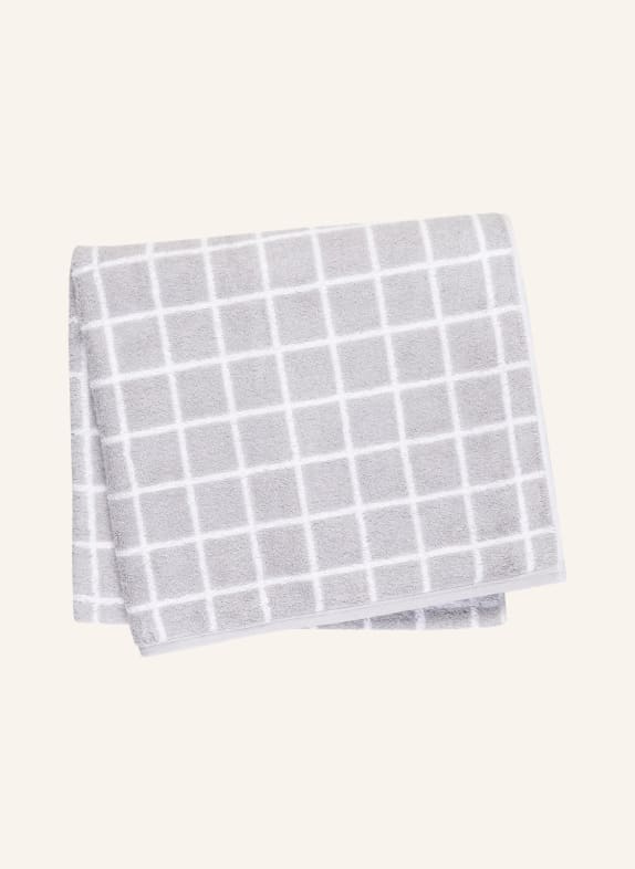 Cawö Bath towel SILVER/ WHITE