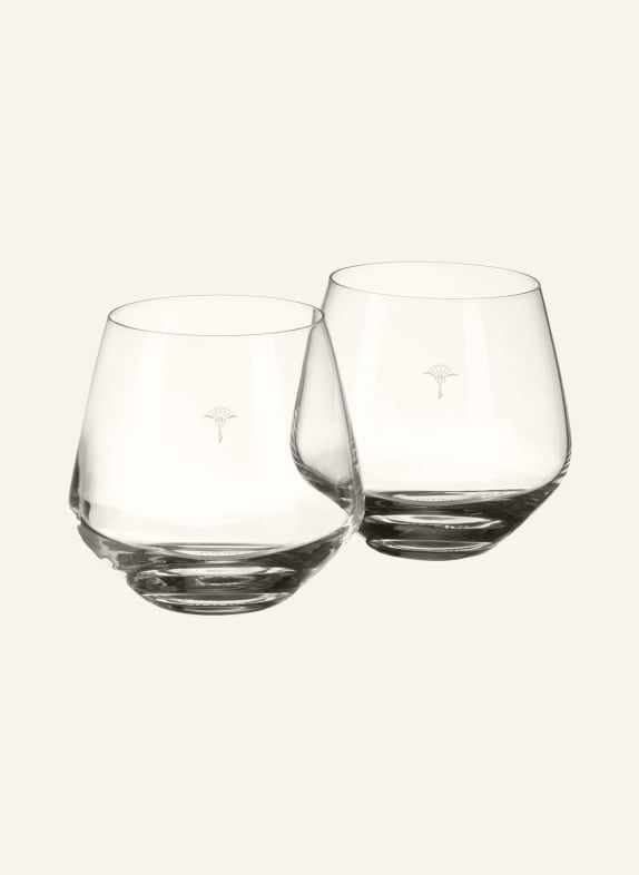 JOOP! Set of 2 drinking glasses SINGLE CORNFLOWER WHITE