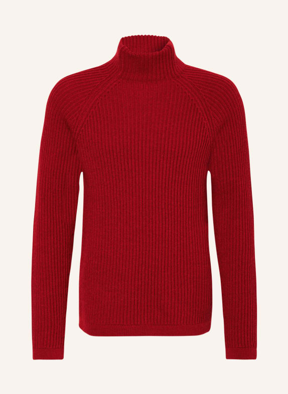 DRYKORN Rollkragenpullover ARVID DUNKELROT