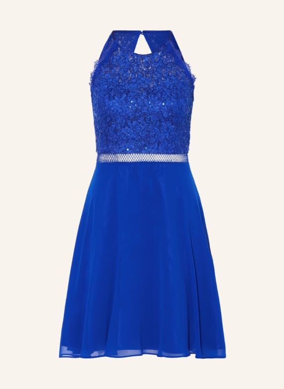 VM VERA MONT Cocktailkleid mit Spitze und Pailletten DUNKELBLAU