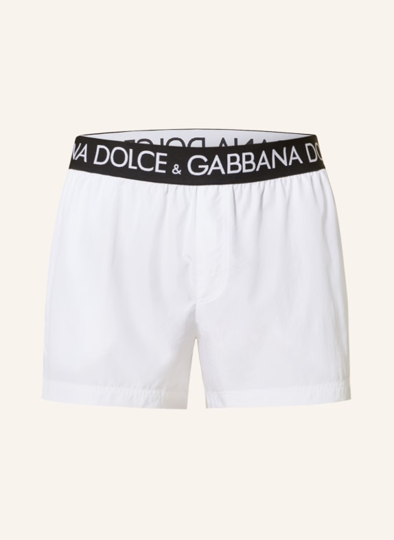 DOLCE & GABBANA Swim shorts WHITE