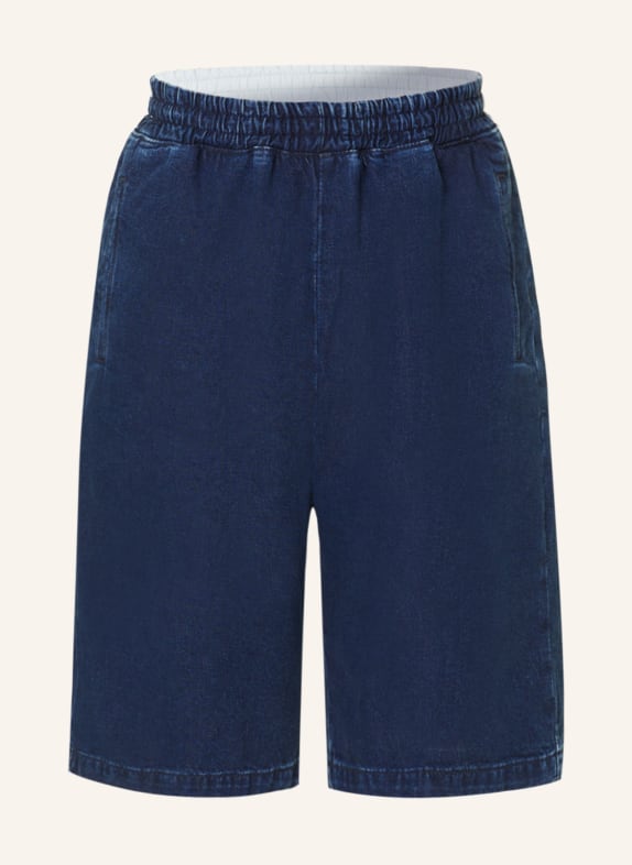 carhartt WIP Szorty jeansowe 0106 Blue stone washed