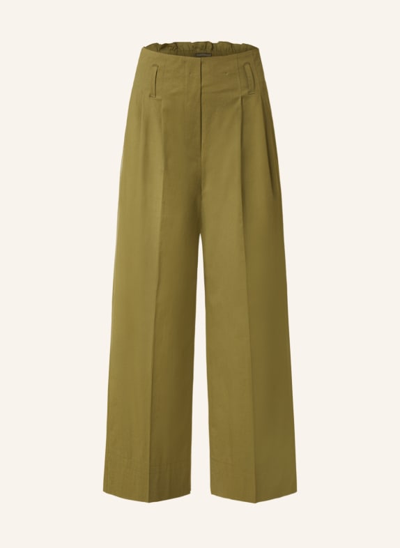 LUISA CERANO Paper bag trousers OLIVE