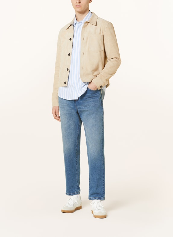 AMI PARIS Leder-Overjacket