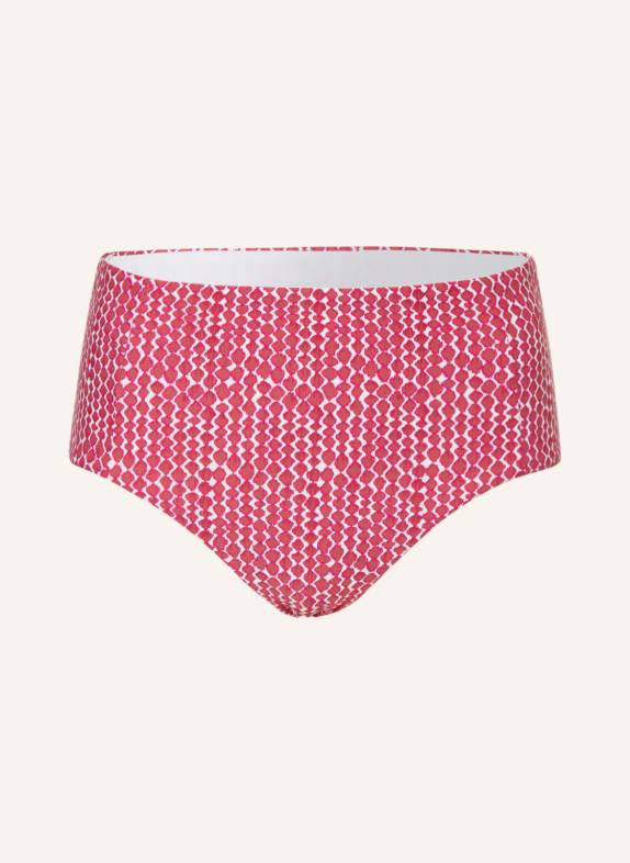 FEMILET High-Waist-Bikini-Hose TIDRA DUNKELROT/ WEISS