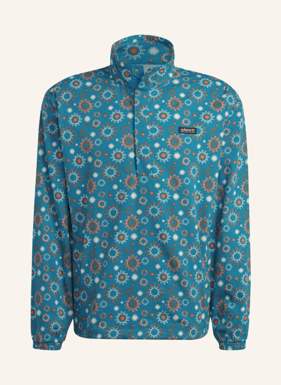 adidas Originals Schlupfjacke ADVENTURE NATURE AWAKENING PETROL / CREME / ORANGE