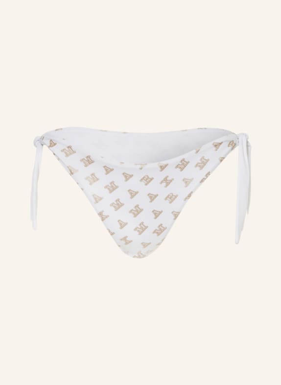 Max Mara BEACHWEAR Triangle bikini bottoms SAMIRA WHITE/ GOLD