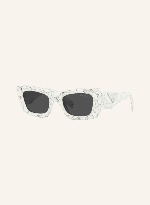 PRADA Sunglasses PR 13ZS 17D5S0 - WHITE/ GRAY/ DARK GRAY