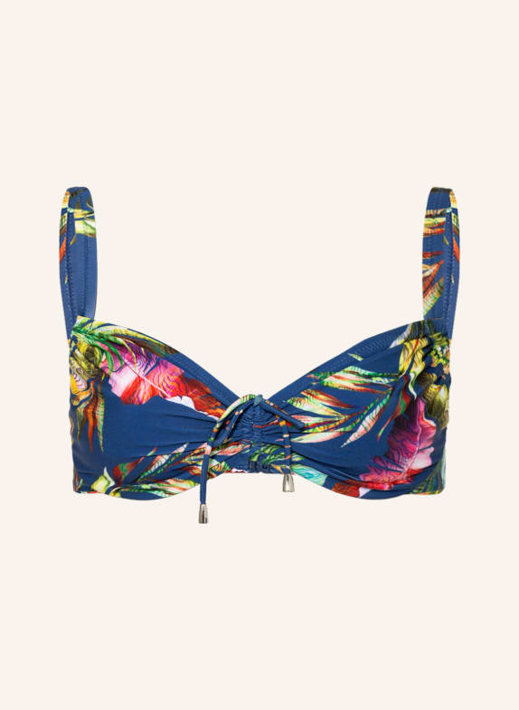Lidea Underwired bikini top PLUNGE BLUE/ GREEN