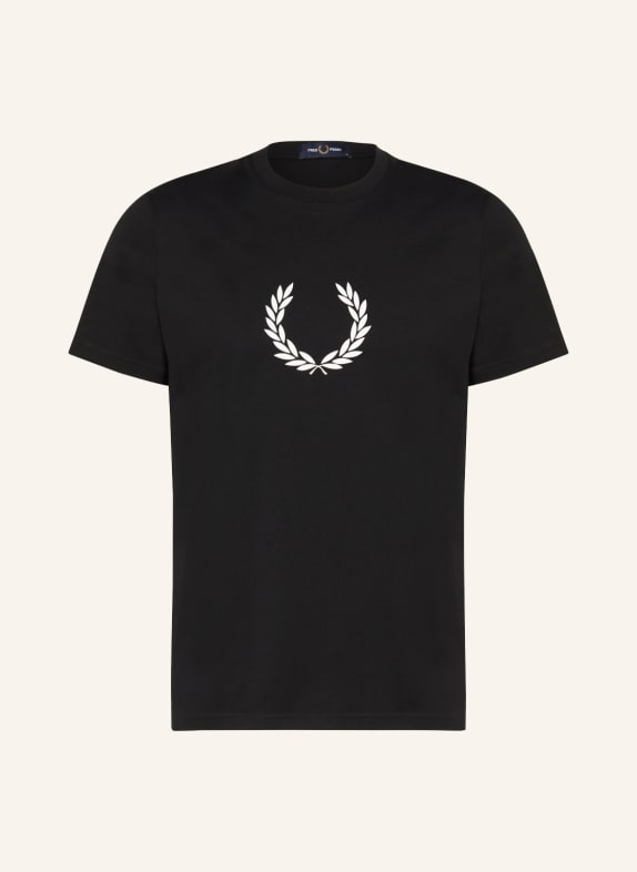 FRED PERRY T-shirt CZARNY