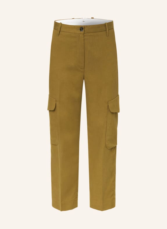 nine:inthe:morning Cargo pants ROBY with linen KHAKI