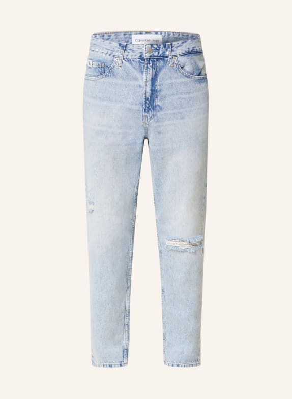 Calvin Klein Jeans Destroyed Jeans Regular Taper Fit 1A4 DENIM MEDIUM