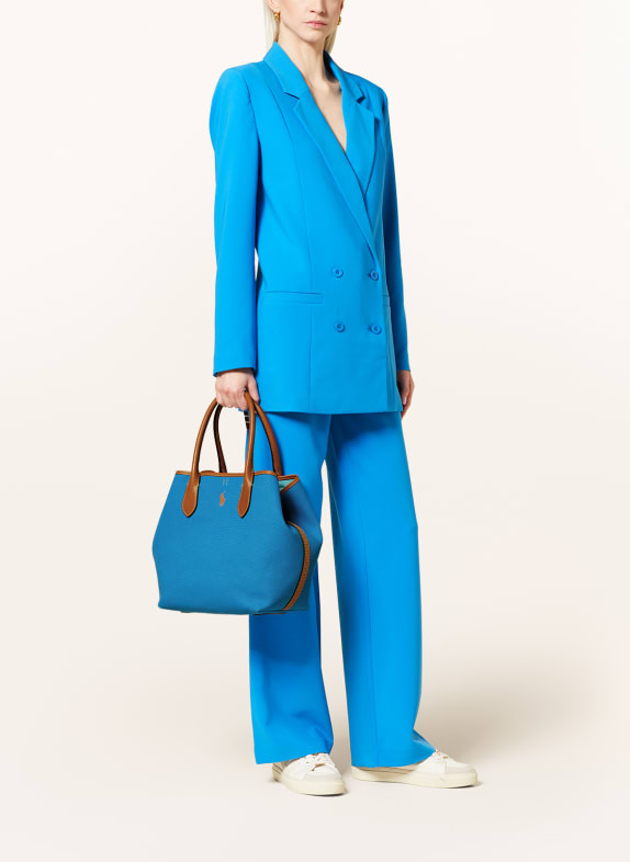 POLO RALPH LAUREN Shopper BLAU / COGNAC