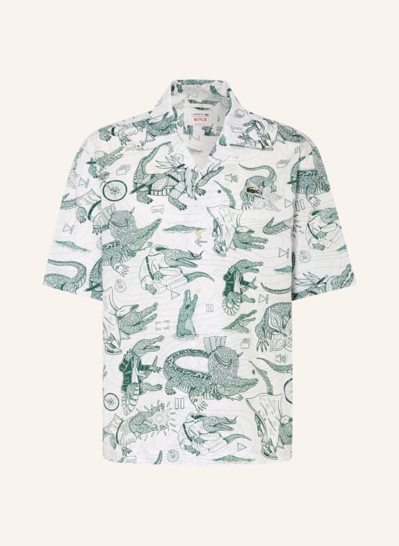 LACOSTE Koszula z klapami regular fit