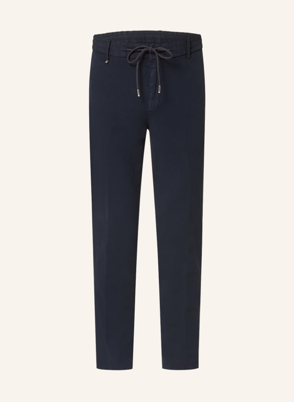 BOSS Pants KANE in jogger style tapered fit with linen