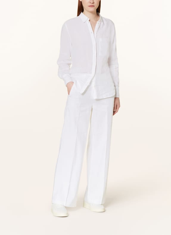 CAMBIO Marlene-broek MIRA met linnen WIT