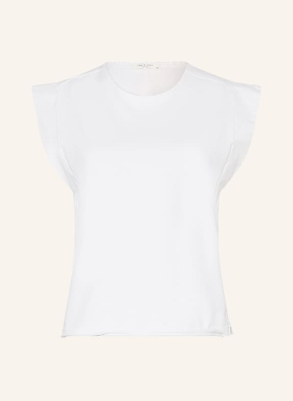 rag & bone T-Shirt im Materialmix