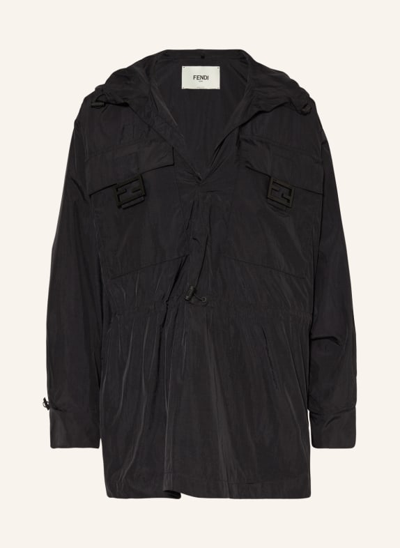 FENDI Anorak jacket BLACK
